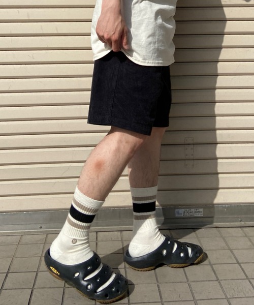 rip curl(リップカール)の「RIP CURL/リップカール ハーフパンツ コーデュロイ ウエスト紐 コットン 00XMWS(その他パンツ・メンズ・ブラック/ブルー・M/S)」の6枚目の写真