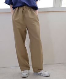9分丈パンツ / ゆったり / オーバーサイズ / ユニセックス / ペアルック / ワンポイントロゴ / ウエストゴム / らくちん / カラバリ