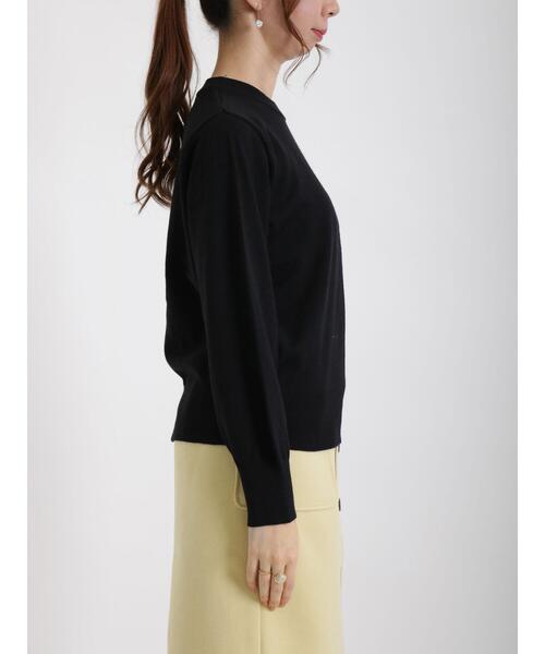 Te chichi（テチチ）の「バックパールニット（ニット/セーター・レディース・ブラック/オフホワイト/グレー・ﾌﾘ-）」の21枚目の写真