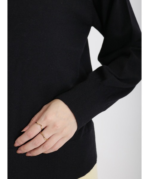 Te chichi（テチチ）の「バックパールニット（ニット/セーター・レディース・ブラック/オフホワイト/グレー・ﾌﾘ-）」の13枚目の写真