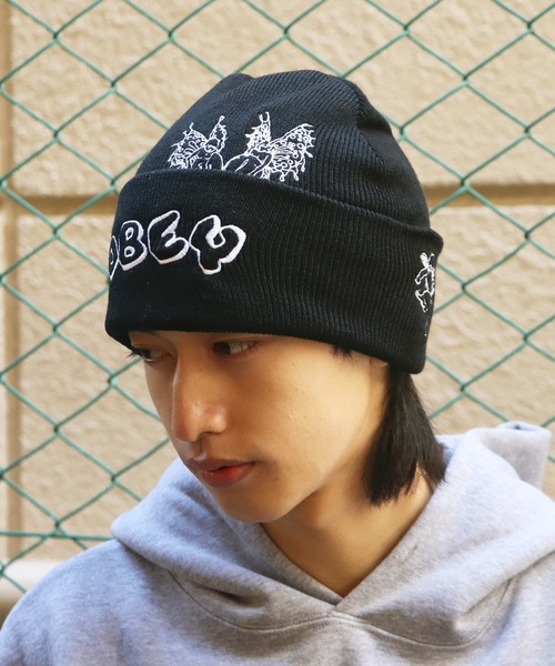 obey メッシュニット オベイ（OBEY）（メンズ）ベンジャミン クルー