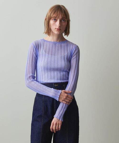 ＜StevenAlan＞RIBPULLOVER/ニット