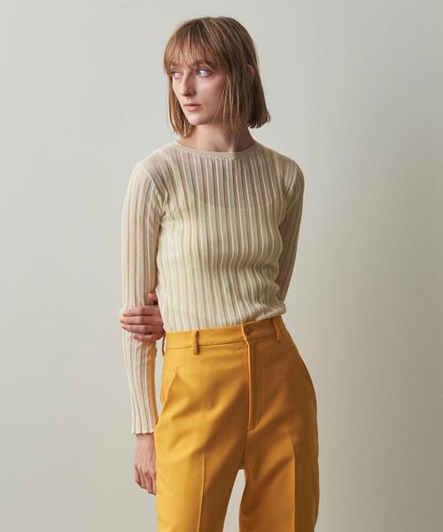 ＜StevenAlan＞RIBPULLOVER/ニット