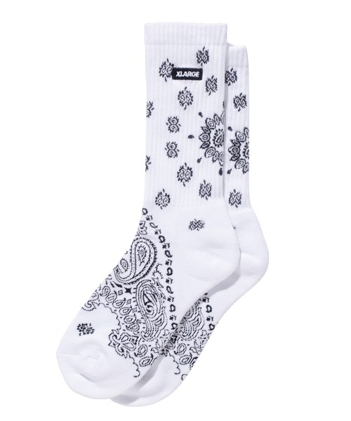 XLARGE（エクストララージ）の「PAISLEY PATTERN SOCKS（ソックス/靴下