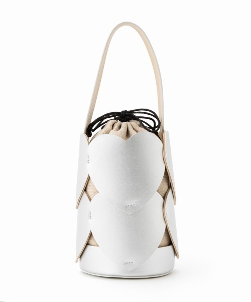 Casselini（キャセリーニ）の「Casselini(キャセリーニ)モチーフバケットバッグ（ハンドバッグ・レディース・アイボリー/ブラック/グリーン/シルバー・FREE）」の16枚目の写真