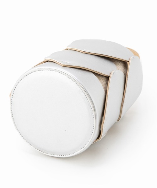 Casselini（キャセリーニ）の「Casselini(キャセリーニ)モチーフバケットバッグ（ハンドバッグ・レディース・アイボリー/ブラック/グリーン/シルバー・FREE）」の19枚目の写真