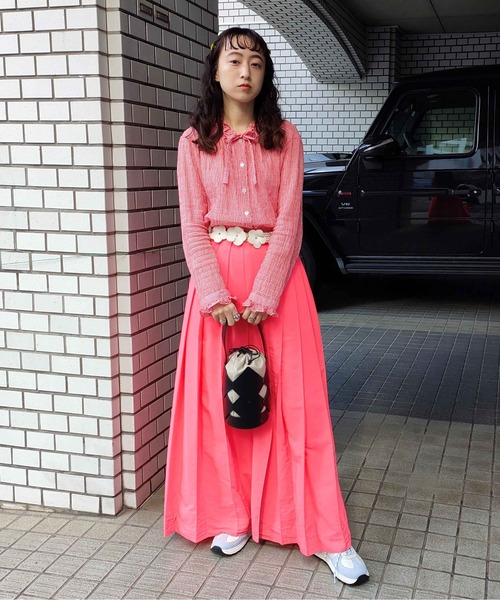 Casselini（キャセリーニ）の「Casselini(キャセリーニ)モチーフバケットバッグ（ハンドバッグ・レディース・アイボリー/ブラック/グリーン/シルバー・FREE）」の11枚目の写真