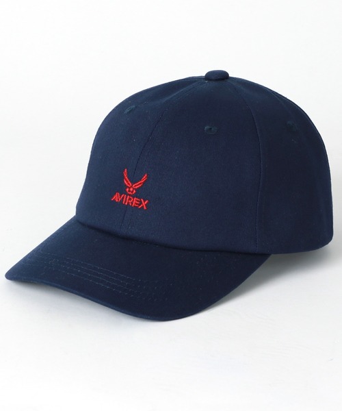 AVIREX(アヴィレックス)の「AVIREX/アヴィレックス Baseball Cap/ロゴ ワンポイント刺繍 ベースボールキャップ(キャップ・メンズ・ネイビー/ベージュ/カーキ/ブラック・XL/FREE)」の8枚目の写真