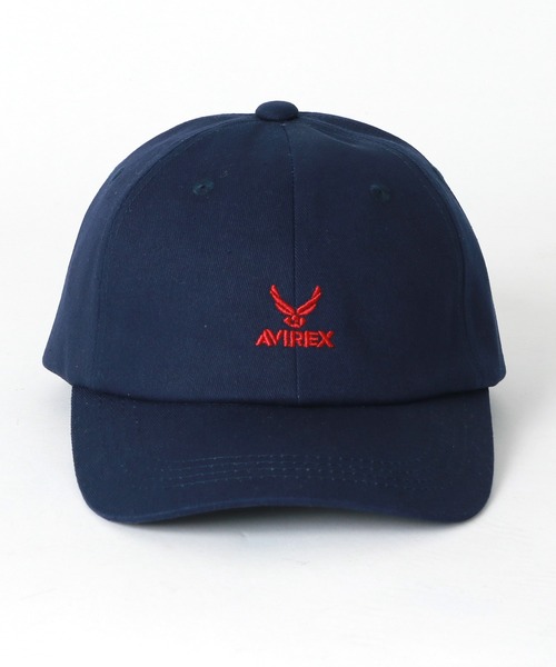 AVIREX(アヴィレックス)の「AVIREX/アヴィレックス Baseball Cap/ロゴ ワンポイント刺繍 ベースボールキャップ(キャップ・メンズ・ネイビー/ベージュ/カーキ/ブラック・XL/FREE)」の12枚目の写真