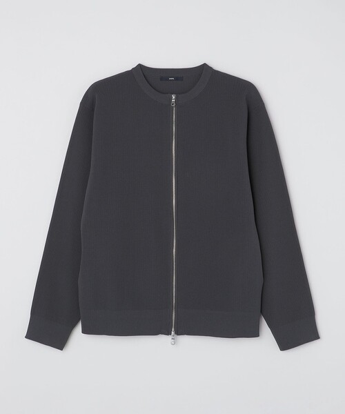 SHIPS(シップス)の「*SHIPS: 畔編み ドライバーズ ニット クルーネック ジップ カーディガン(カーディガン/ボレロ・メンズ・ブラウン/ダークグレー/ネイビー・SMALL/MEDIUM/LARGE/X-LARGE)」の7枚目の写真