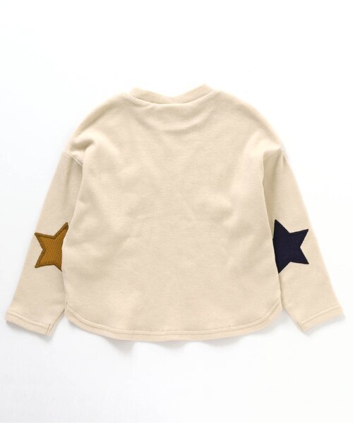 BREEZE（ブリーズ）の「スターパッチロンT（Tシャツ/カットソー・キッズ・イエロー/ブルー/アイボリー/オフホワイト/レインボー/レッド・120/130/140/80/100/110/90）」の17枚目の写真