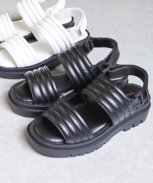 LibertyDoll/厚底 ダブルソール ツイストサンダル パデッドサンダル ベルテッドサンダル センターシームミュール(4155/4156/4157/4158)