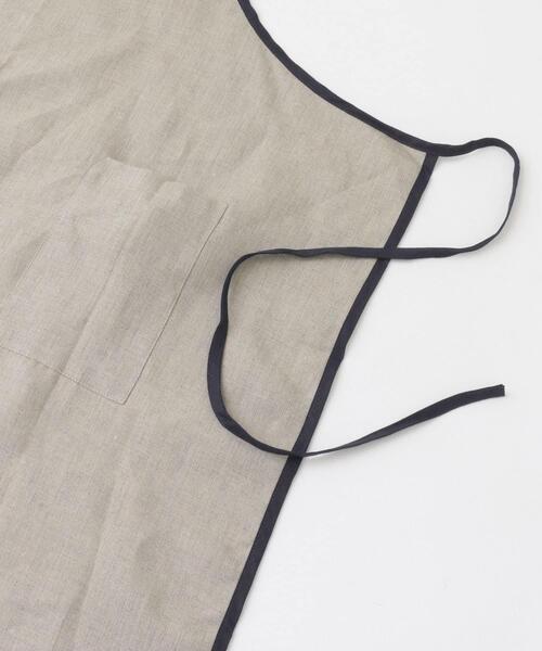 fog linen work（フォグリネンワーク）の「fog linen work　リネンパイピングエプロン（キッチンツール・レディース・ホワイト系その他/ナチュラル・-）」の10枚目の写真