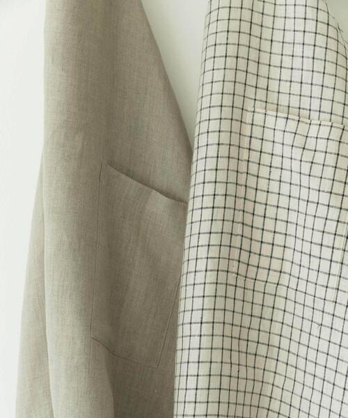 fog linen work（フォグリネンワーク）の「fog linen work　リネンパイピングエプロン（キッチンツール・レディース・ホワイト系その他/ナチュラル・-）」の14枚目の写真