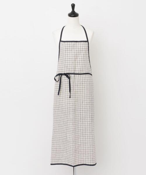 fog linen work（フォグリネンワーク）の「fog linen work　リネンパイピングエプロン（キッチンツール・レディース・ホワイト系その他/ナチュラル・-）」の17枚目の写真