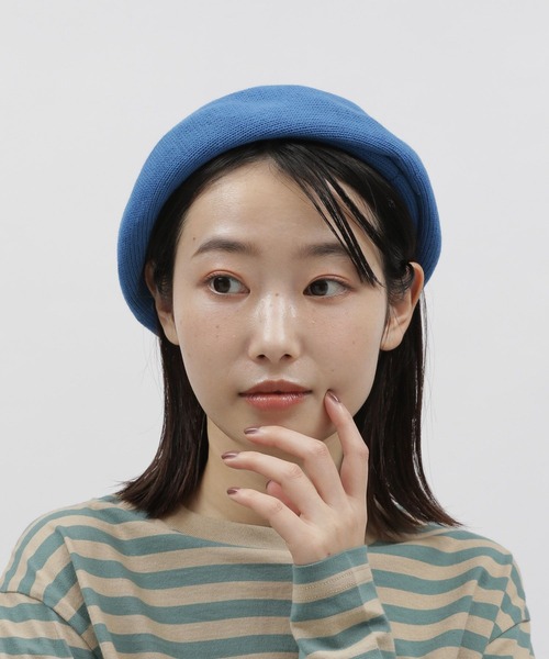 LAKOLE(ラコレ)の「ニットサーモベレー帽 / 179575(ハンチング/ベレー帽・レディース・ホワイト/ブラック/グレー/ブルー・FREE)」の4枚目の写真