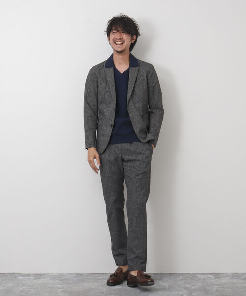 NOLLEY'S goodman（ノーリーズグッドマン）の「《セットアップ対応》COOL DOTS / クールドッツ(R) イージーパンツ（その他パンツ・メンズ・チャコールグレー/ネイビー/インディゴブルー/ブルー/グレイッシュベージュ・S/M/L/XL）」の16枚目の写真