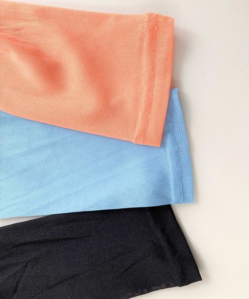 Q（キュー）の「シアークルーネック（Tシャツ/カットソー・レディース・ブラック/ライトブルー/オレンジ・MEDIUM）」の5枚目の写真