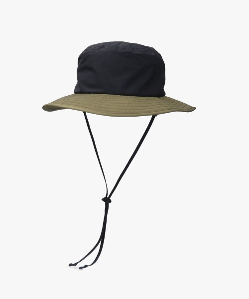 OVERRIDE(オーバーライド)の「OVERRIDE REC NL ADVENTURE HAT SG / オーバーライド(ハット・レディース・ブラック/ネイビー/ベージュ/ダークグレー/ブラック×グリーン/ブラック×パープル/ライトベージュ/ブラウン・58cm/60cm/62cm)」の4枚目の写真