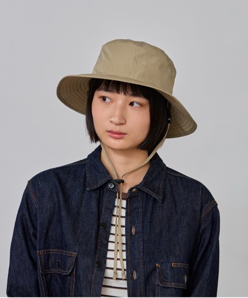 OVERRIDE(オーバーライド)の「OVERRIDE REC NL ADVENTURE HAT SG / オーバーライド(ハット・レディース・ブラック/ネイビー/ベージュ/ダークグレー/ブラック×グリーン/ブラック×パープル/ライトベージュ/ブラウン・58cm/60cm/62cm)」の15枚目の写真