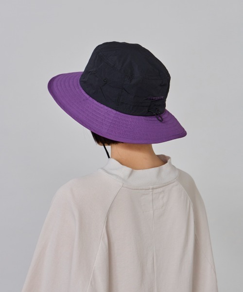 OVERRIDE(オーバーライド)の「OVERRIDE REC NL ADVENTURE HAT SG / オーバーライド(ハット・レディース・ブラック/ネイビー/ベージュ/ダークグレー/ブラック×グリーン/ブラック×パープル/ライトベージュ/ブラウン・58cm/60cm/62cm)」の11枚目の写真