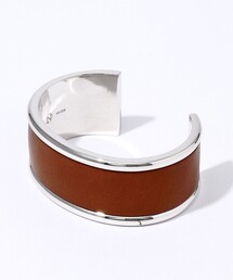 FANTASTIC MAN | FANTASTIC MAN LEATHER COMBINATION BANGLE324 シルバーバングル(ブレスレット)