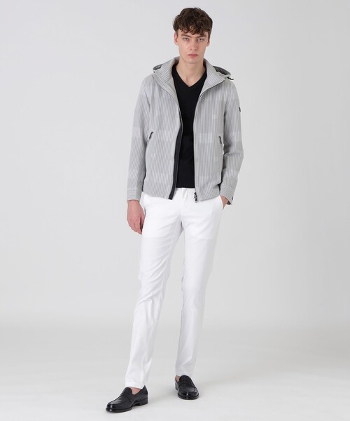 BLACK LABEL CRESTBRIDGE(ブラックレーベル・クレストブリッジ)の「【WEB限定カラーあり】サッカーシャドークレストブリッジチェックパーカー(ブルゾン・メンズ・ネイビー/レッド系その他3/グレー系その他・L/M)」の19枚目の写真