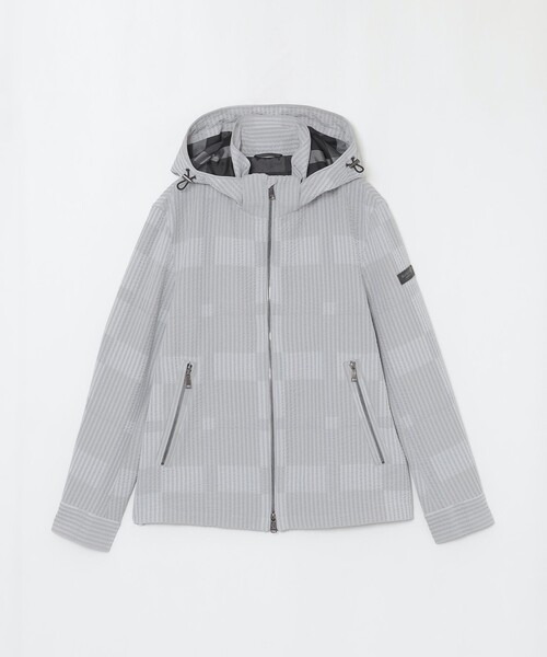BLACK LABEL CRESTBRIDGE(ブラックレーベル・クレストブリッジ)の「【WEB限定カラーあり】サッカーシャドークレストブリッジチェックパーカー(ブルゾン・メンズ・ネイビー/レッド系その他3/グレー系その他・L/M)」の20枚目の写真