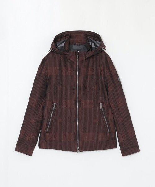 BLACK LABEL CRESTBRIDGE(ブラックレーベル・クレストブリッジ)の「【WEB限定カラーあり】サッカーシャドークレストブリッジチェックパーカー(ブルゾン・メンズ・ネイビー/レッド系その他3/グレー系その他・L/M)」の16枚目の写真
