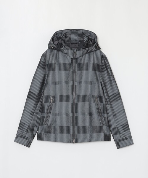 BLACK LABEL CRESTBRIDGE(ブラックレーベル・クレストブリッジ)の「【WEB限定カラーあり】サッカーシャドークレストブリッジチェックパーカー(ブルゾン・メンズ・ネイビー/レッド系その他3/グレー系その他・L/M)」の7枚目の写真