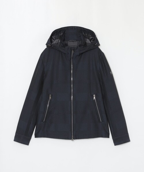 BLACK LABEL CRESTBRIDGE(ブラックレーベル・クレストブリッジ)の「【WEB限定カラーあり】サッカーシャドークレストブリッジチェックパーカー(ブルゾン・メンズ・ネイビー/レッド系その他3/グレー系その他・L/M)」の13枚目の写真