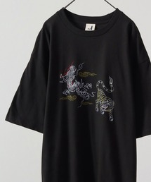 波達(NAMITATSU) 5.6oz ヘビーウェイト プリント Tシャツ 半袖