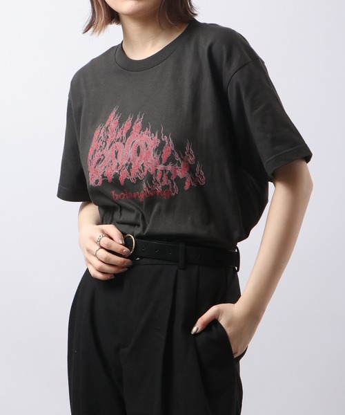 波達(NAMITATSU)(ナミタツ)の「波達(NAMITATSU) 5.6oz ヘビーウェイト プリント Tシャツ 半袖(Tシャツ/カットソー・メンズ・ホワイト/ブラック系その他2/ホワイト系その他2/ブラック系その他/ブラック/ホワイト系その他・L/M/XL)」の11枚目の写真