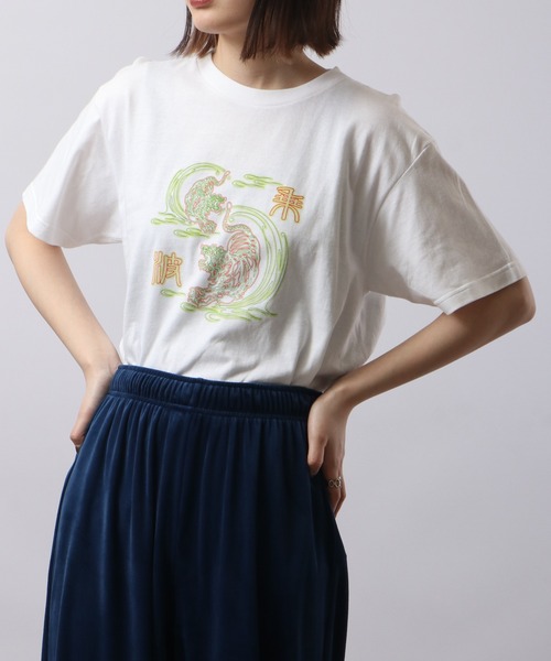 波達(NAMITATSU)(ナミタツ)の「波達(NAMITATSU) 5.6oz ヘビーウェイト プリント Tシャツ 半袖(Tシャツ/カットソー・メンズ・ホワイト/ブラック系その他2/ホワイト系その他2/ブラック系その他/ブラック/ホワイト系その他・L/M/XL)」の7枚目の写真
