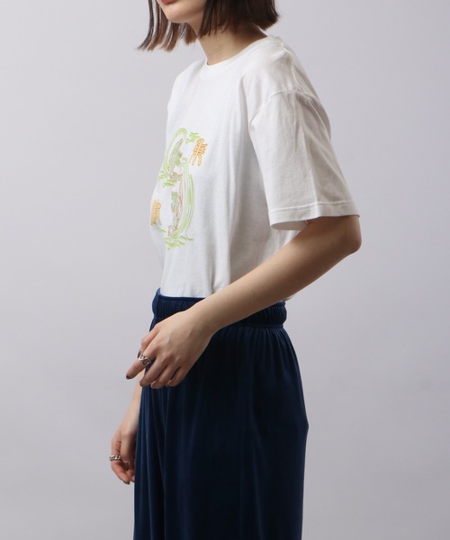 波達(NAMITATSU)(ナミタツ)の「波達(NAMITATSU) 5.6oz ヘビーウェイト プリント Tシャツ 半袖(Tシャツ/カットソー・メンズ・ホワイト/ブラック系その他2/ホワイト系その他2/ブラック系その他/ブラック/ホワイト系その他・L/M/XL)」の8枚目の写真