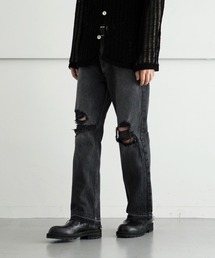 【EXCLUSIVE】soe NEW JEANS -DAMAGED-