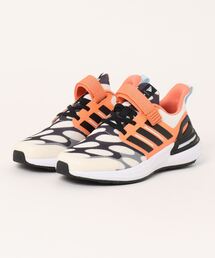 adidas | adidas アディダス RAPIDASPORT MARIMEKKO EL K キッズスニーカー(ラピダスポーツマリメッコELK) H06362 クラウドホワイト/コアブラック/セミコーラル(スニーカー)