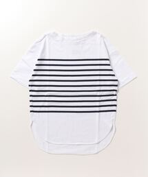 ティゴラ TIGORA ヘビーウェイトコットン半袖ボーダーTシャツ