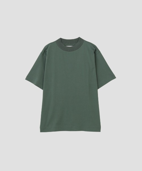 MHL.(エムエイチエル)の「LIGHT COTTON DRY JERSEY(Tシャツ/カットソー・メンズ・ホワイト/グリーン系その他2・LARGE/MEDIUM)」の7枚目の写真