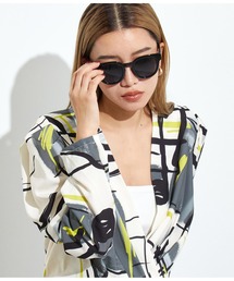 Settimissimo | UVカットワイドフレームウェリントンサングラス(サングラス)