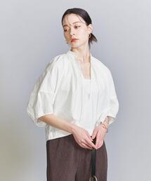 BEAUTY&YOUTH UNITED ARROWS | 麻コットンドビー Vネックチュニック -ウォッシャブル-(シャツ/ブラウス)