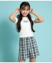 ANAP GｉRL（アナップガール）の「リブ刺繍トップスカットソー（Tシャツ/カットソー・キッズ）」