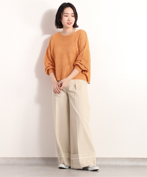 cepo(セポ)の「ミックスカラーボレロカーディガン(カーディガン/ボレロ・レディース・ブラック/ベージュ/イエロー/オレンジ・M)」の18枚目の写真