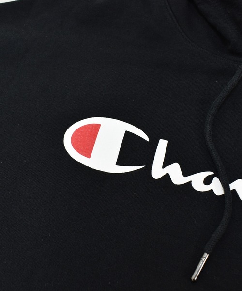 Champion(チャンピオン)の「【ヴィンテージ古着】Champion / チャンピオン ロゴ プリント スウェットパーカー(パーカー・メンズ・ブラック・X-LARGE)」の4枚目の写真