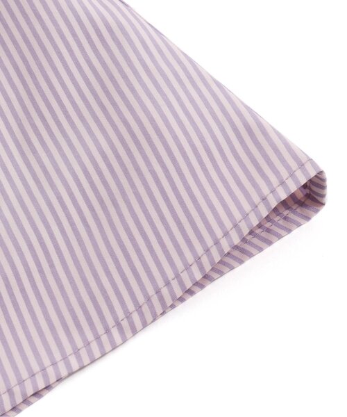 algy（アルジー）の「ストライプシャーリングシャツワンピ（ワンピース・キッズ・ラベンダー/ベージュ/サックスブルー・XX-SMALL/X-SMALL/MEDIUM/SMALL）」の7枚目の写真