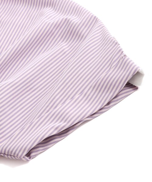 algy（アルジー）の「ストライプシャーリングシャツワンピ（ワンピース・キッズ・ラベンダー/ベージュ/サックスブルー・XX-SMALL/X-SMALL/MEDIUM/SMALL）」の14枚目の写真