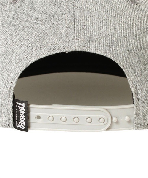 THRASHER（スラッシャー）の「THRASHER/スラッシャー キャップ フラットバイザー マガジンロゴ THR-C03KX（キャップ・メンズ・ブラック/ホワイト×ブラック/チャコールグレー×ブラック・FREE）」の12枚目の写真