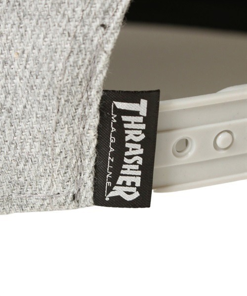 THRASHER（スラッシャー）の「THRASHER/スラッシャー キャップ フラットバイザー マガジンロゴ THR-C03KX（キャップ・メンズ・ブラック/ホワイト×ブラック/チャコールグレー×ブラック・FREE）」の17枚目の写真