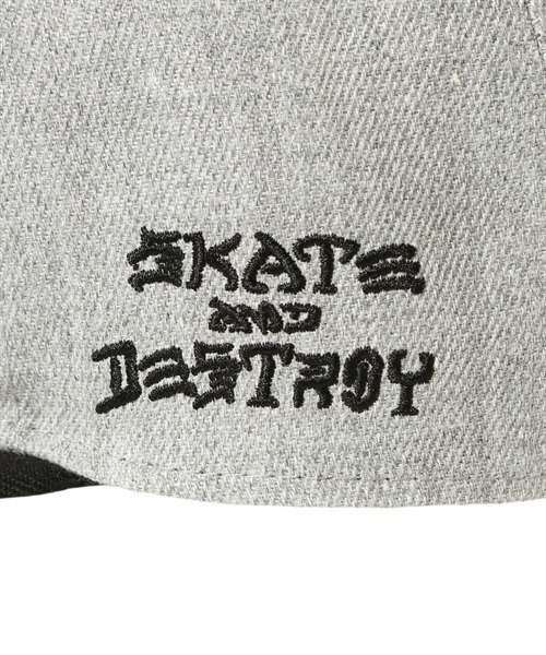 THRASHER（スラッシャー）の「THRASHER/スラッシャー キャップ フラットバイザー マガジンロゴ THR-C03KX（キャップ・メンズ・ブラック/ホワイト×ブラック/チャコールグレー×ブラック・FREE）」の15枚目の写真