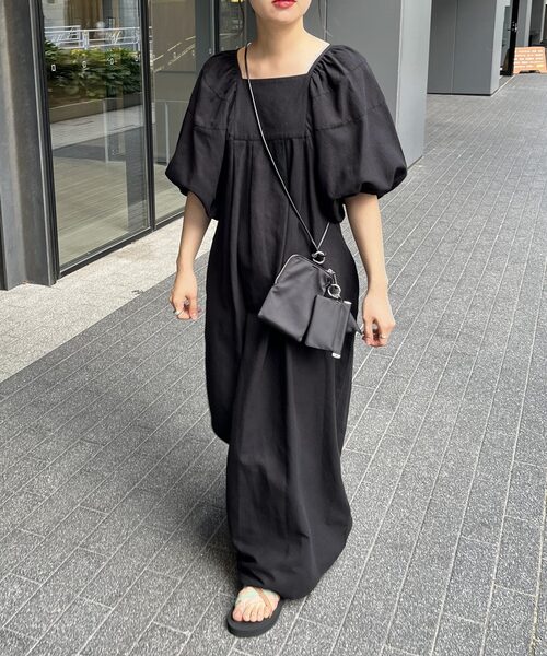 JOINT WORKS（ジョイントワークス）の「追加 Cアムンゼンボリュームスリーブワンピース（ワンピース・レディース・ブラック・SMALL/MEDIUM）」の2枚目の写真